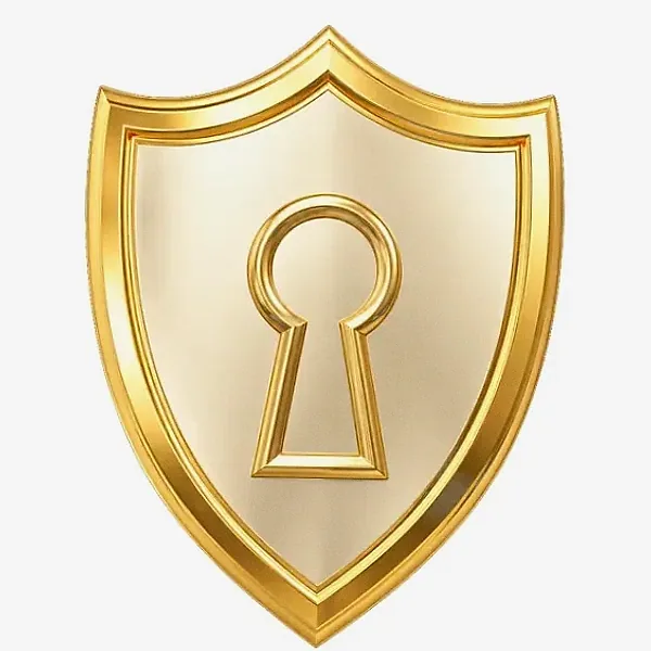 Shield with keyhole — SlotsCharm