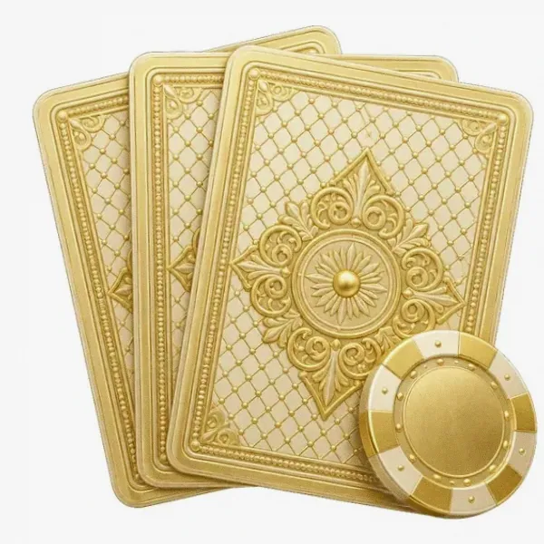 Playing cards and chip — SlotsCharm