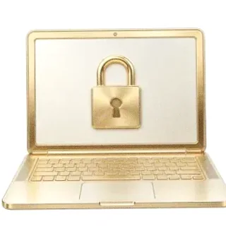 Laptop with padlock — SlotsCharm