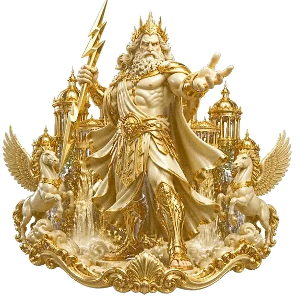 Zeus with lightning — SlotsCharm