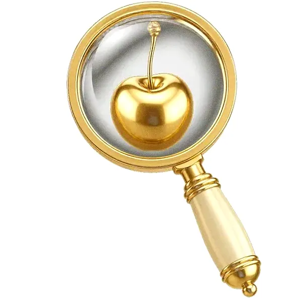 Cherry magnifying glass — SlotsCharm